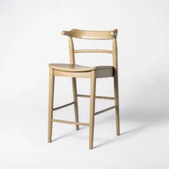 Kaysville Curved Back Wood Counter Height Barstool - Threshold™ Designed With Studio McGee -Threshold Designed W/Studio Mcgee GUEST 023f7aed 536a 4f95 b97e 35970af67510