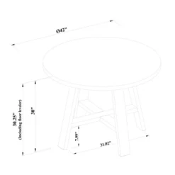 42" Linden Round Wood Dining Table - Threshold™ Designed With Studio McGee -Threshold Designed W/Studio Mcgee GUEST 0c000735 3d37 445d 864f 66166a58d562