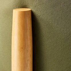 Elroy Round Velvet Ottoman With Wooden Legs - Threshold™ Designed With Studio McGee -Threshold Designed W/Studio Mcgee GUEST 0c10790d 3f12 4d9b af1e d54e5daeee5e