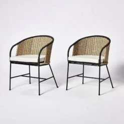2pc Westcliff Seagrass Dining Chairs - Threshold™ Designed With Studio McGee -Threshold Designed W/Studio Mcgee GUEST 1a2c5a36 ead8 4159 ba47 2d514011b1c4