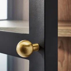 60" Crystal Cove Glass Cabinet Black - Threshold™ Designed With Studio McGee -Threshold Designed W/Studio Mcgee GUEST 26fa73ea e496 41cb a096 0f669cdcbb99