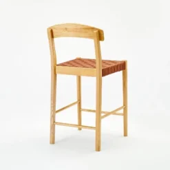 Cliff Haven Solid Wood With Woven Seat Counter Height Barstool - Threshold™ Designed With Studio McGee -Threshold Designed W/Studio Mcgee GUEST 274e9a33 2d06 4b98 9b45 c24c037839c0