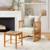 Richfield Barrel Spindle Back Accent Chair Cream/Natural - Threshold™ Designed With Studio McGee -Threshold Designed W/Studio Mcgee GUEST 28776379 63e9 465d 9198 b60f791944c0