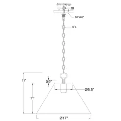 Metal Pendant Ceiling Light - Threshold™ Designed With Studio McGee -Threshold Designed W/Studio Mcgee GUEST 2ab6bf4f 28cb 4628 9a33 589cf4db4486