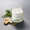 Clear Glass Santal & Ginger Candle White - Threshold™ Designed With Studio McGee 2 Clear Glass Santal & Ginger Candle White - Threshold™ Designed With Studio McGee -Threshold Designed W/Studio Mcgee GUEST 317bcb5d 3528 47d5 a99a 5c2e256c5707
