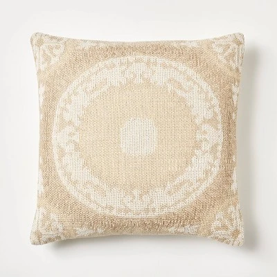 Woven Suzani Throw Pillow Gold - Threshold™ Designed With Studio McGee 7 Woven Suzani Throw Pillow Gold - Threshold™ Designed With Studio McGee - Image 5