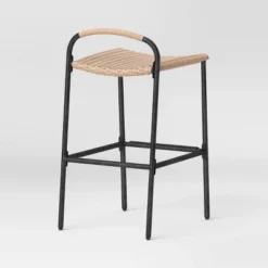 Popperton 2pk Arched Wicker Bar Height Patio Chairs, Outdoor Furniture - Black - Threshold™ Designed With Studio McGee 8 Popperton 2pk Arched Wicker Bar Height Patio Chairs, Outdoor Furniture - Black - Threshold™ Designed With Studio McGee -Threshold Designed W/Studio Mcgee GUEST 35ac354a ae96 4702 abc7 35607560042d