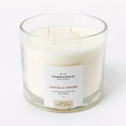 Clear Glass Santal & Ginger Candle White - Threshold™ Designed With Studio McGee 13 Clear Glass Santal & Ginger Candle White - Threshold™ Designed With Studio McGee -Threshold Designed W/Studio Mcgee GUEST 3a24b0c4 c23b 4e1c b8e0 2304d4a02cb7