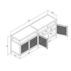 Springville Caned Door TV Stand - Threshold™ Designed With Studio McGee 15 Springville Caned Door TV Stand - Threshold™ Designed With Studio McGee -Threshold Designed W/Studio Mcgee GUEST 4767db1b 9dbf 4d97 9af5 725f225f4811