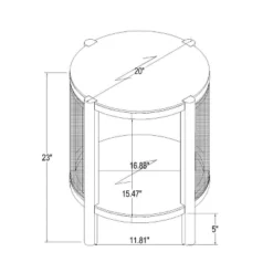 Portola Hills Woven Accent Table - Threshold™ Designed With Studio McGee -Threshold Designed W/Studio Mcgee GUEST 4adf35f8 0ed1 4393 b30c c5682441d8d8
