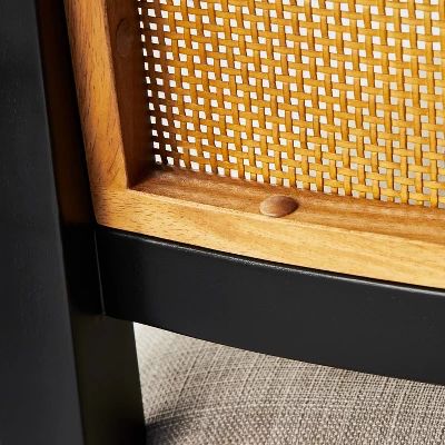 Oak Park Cane Dining Chair Black - Threshold™ Designed With Studio McGee 6 Oak Park Cane Dining Chair Black - Threshold™ Designed With Studio McGee - Image 4