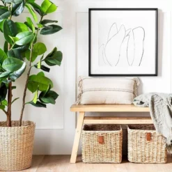 (Set Of 2) 24" X 24" Sketch Art Print Black/White - Threshold™ Designed With Studio McGee -Threshold Designed W/Studio Mcgee GUEST 55a5f7b4 c4ed 4cf8 b20c 11adee0c94de