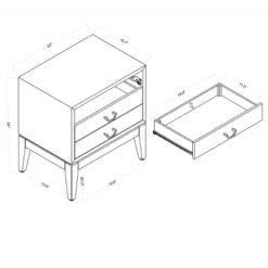 Quail Hill 3 Drawer Nightstand Mount Etna Blue - Threshold™ Designed With Studio McGee 10 Quail Hill 3 Drawer Nightstand Mount Etna Blue - Threshold™ Designed With Studio McGee -Threshold Designed W/Studio Mcgee GUEST 56fd1638 0876 4790 bd99 14a0dd67286b