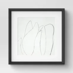 (Set Of 2) 24" X 24" Sketch Art Print Black/White - Threshold™ Designed With Studio McGee -Threshold Designed W/Studio Mcgee GUEST 5aba794c d263 46d0 9f3c 47c746ed491a