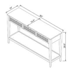 East Bluff Woven Drawer Console Table - Threshold™ Designed With Studio McGee 26 East Bluff Woven Drawer Console Table - Threshold™ Designed With Studio McGee -Threshold Designed W/Studio Mcgee GUEST 5fadeab1 5821 409f b35b 9dc3416e6dfc