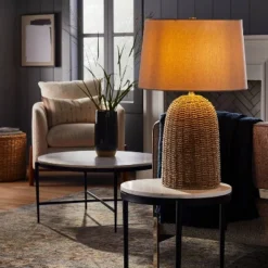 Large Seagrass Table Lamp (Includes LED Light Bulb) Natural - Threshold™ Designed With Studio McGee -Threshold Designed W/Studio Mcgee GUEST 64943ebf f327 4958 8359 309cfc0abe6e