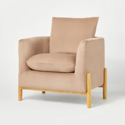 Elroy Accent Chair With Wooden Legs - Threshold™ Designed With Studio McGee -Threshold Designed W/Studio Mcgee GUEST 67b3e375 dd9a 47f2 ae49 c7b2dcdfed51