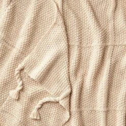 Windowpane Knit Throw Blanket With Tassels - Threshold™ Designed With Studio McGee -Threshold Designed W/Studio Mcgee GUEST 6b631fa5 b3d1 4b55 a2d5 a739a5ee87f0