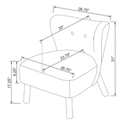 Sculpted Faux Shearling Accent Chair Cream - Threshold™ Designed With Studio McGee -Threshold Designed W/Studio Mcgee GUEST 6cce5bcf 1c60 4d1a be28 f6d5e9c9ce77