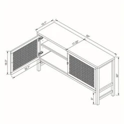 Palmdale Woven Door Console - Threshold™ Designed With Studio McGee -Threshold Designed W/Studio Mcgee GUEST 6d225f38 58c8 4d6f a350 e4de6fff4cf2
