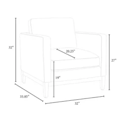 Woodland Hills Wood Base Chair Light Gray - Threshold™ Designed With Studio McGee -Threshold Designed W/Studio Mcgee GUEST 6e8f4d51 943c 49ba 9657 ccd0dc5a9fa7