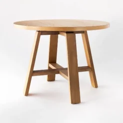 42" Linden Round Wood Dining Table - Threshold™ Designed With Studio McGee -Threshold Designed W/Studio Mcgee GUEST 76f39d84 a190 4b52 8dd9 493baf78d72a