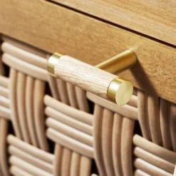 Palmdale Nightstand Woven 1 Drawer Natural - Threshold™ Designed With Studio McGee -Threshold Designed W/Studio Mcgee GUEST 7aa51145 9141 4593 bc18 9e348d13463b