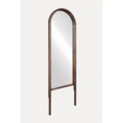 20" X 65" Wood Arched Floor Mirror Walnut - Threshold™ Designed With Studio McGee -Threshold Designed W/Studio Mcgee GUEST 7bf0c2bf 19a4 45a8 ae4b e909836f8871