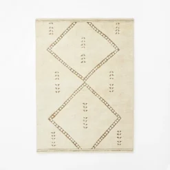 Cedar Hills Plush Geo Print Rug Cream - Threshold™ Designed With Studio McGee -Threshold Designed W/Studio Mcgee GUEST 803b2990 f6d8 42ad 8867 ab9384e518ff