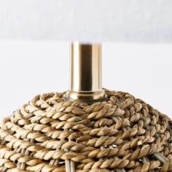 Large Seagrass Table Lamp (Includes LED Light Bulb) Natural - Threshold™ Designed With Studio McGee -Threshold Designed W/Studio Mcgee GUEST 8910b0d9 dd14 4b6d 9a8c 4dbdb1950677