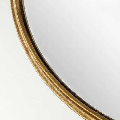 26" X 36" Oval Shape Antique Mirror Brass - Threshold™ Designed With Studio McGee 4 26" X 36" Oval Shape Antique Mirror Brass - Threshold™ Designed With Studio McGee - Image 2