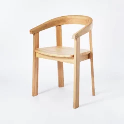 Terra Solid Wood Curved Back Dining Chair - Threshold™ Designed With Studio McGee -Threshold Designed W/Studio Mcgee GUEST 9247e68d 2d42 4de0 acf8 805ddf967c24