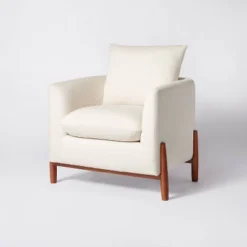 Elroy Faux Shearling Accent Chair With Wood Legs - Threshold™ Designed With Studio McGee 22 Elroy Faux Shearling Accent Chair With Wood Legs - Threshold™ Designed With Studio McGee -Threshold Designed W/Studio Mcgee GUEST 92cdde9c f944 4b57 a938 462963d536a2
