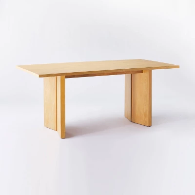 Bell Canyon Solid Wood Dining Table Natural - Threshold™ Designed With Studio McGee 4 Bell Canyon Solid Wood Dining Table Natural - Threshold™ Designed With Studio McGee - Image 2