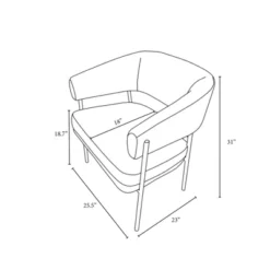 Rosemead Metal Frame And Rounded Back Faux Sherling Accent Chair Cream - Threshold™ Designed With Studio McGee -Threshold Designed W/Studio Mcgee GUEST a38c3411 f2c1 48f5 a6be 9a4cd093d081