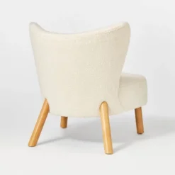 Sculpted Faux Shearling Accent Chair Cream - Threshold™ Designed With Studio McGee -Threshold Designed W/Studio Mcgee GUEST ab910c40 8928 443c b873 4204bceb8dee
