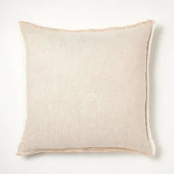 Oversized Reversible Linen Square Throw Pillow With Frayed Edges - Threshold™ Designed With Studio McGee -Threshold Designed W/Studio Mcgee GUEST b24eae29 d0b8 4a56 a4ef 09c04c3955b4