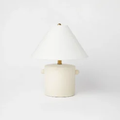 Ceramic Table Lamp With Knob Tan - Threshold™ Designed With Studio McGee -Threshold Designed W/Studio Mcgee GUEST b7dfaaa6 e824 4c80 bd36 908a1c6c15b1