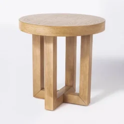 Rose Park Round Wood End Table - Threshold™ Designed With Studio McGee 8 Rose Park Round Wood End Table - Threshold™ Designed With Studio McGee -Threshold Designed W/Studio Mcgee GUEST bbc5fd7a 6ff3 4d62 9c19 1c8ed8c764dd