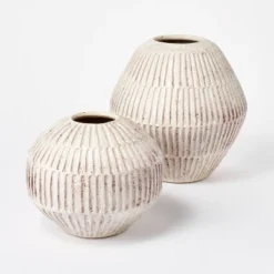 Small Carved Cream Vase - Threshold™ Designed With Studio McGee 7 Small Carved Cream Vase - Threshold™ Designed With Studio McGee -Threshold Designed W/Studio Mcgee GUEST bf468da8 6a4d 4db6 9500 708e4ce7b4b5