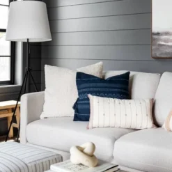 36" X 36" Dreary Abstract Landscape Framed Wall Canvas - Threshold™ Designed With Studio McGee -Threshold Designed W/Studio Mcgee GUEST d202b3d7 589d 4f85 968a 8dc99424faa2