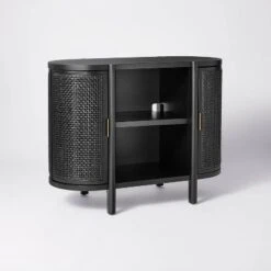 Portola Hills Caned Door Console With Shelves - Threshold™ Designed With Studio McGee 21 Portola Hills Caned Door Console With Shelves - Threshold™ Designed With Studio McGee -Threshold Designed W/Studio Mcgee GUEST d8a3124a 3a6a 4b28 8cc4 73d0035a42d8