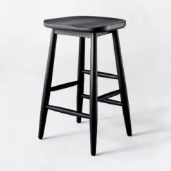Haddonfield All Wood Backless Counter Height Barstool - Threshold™ Designed With Studio McGee -Threshold Designed W/Studio Mcgee GUEST e02d56a8 64c7 4e97 b628 7ee251d5a11d