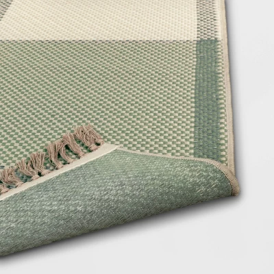 Oversized Plaid Outdoor Rug - Threshold™ Designed With Studio McGee 5 Oversized Plaid Outdoor Rug - Threshold™ Designed With Studio McGee - Image 3