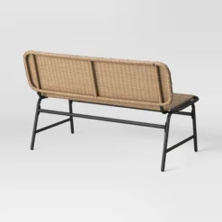 Popperton Arched Wicker Bench - Black - Threshold™ Designed With Studio McGee -Threshold Designed W/Studio Mcgee GUEST e54f8928 59f5 40ea b37e 4de7f9b2bacb