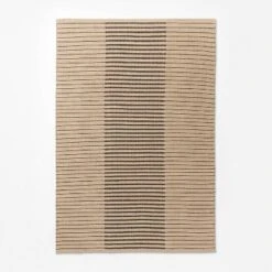 Reseda Hand Woven Striped Jute Cotton Area Rug Black - Threshold™ Designed With Studio McGee -Threshold Designed W/Studio Mcgee GUEST ea6b28cd 1b12 4072 b63a 36f0919cca86