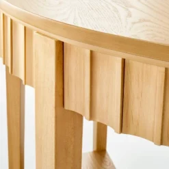 Thousand Oaks Wood Scalloped Demilune Console Table - Threshold™ Designed With Studio McGee -Threshold Designed W/Studio Mcgee GUEST eb35aaa8 f7c8 4881 b5d1 f85e53b2ca90