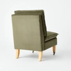 Talbert Pillow Top Slipper Chair With Casters - Threshold™ Designed With Studio McGee 10 Talbert Pillow Top Slipper Chair With Casters - Threshold™ Designed With Studio McGee -Threshold Designed W/Studio Mcgee GUEST ebca91d2 ec12 4de8 be4a 02d1593e286c
