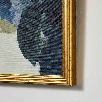 16" X 12" Abstract Framed Cotton Canvas On Board Antique Gold - Threshold™ Designed With Studio McGee 4 16" X 12" Abstract Framed Cotton Canvas On Board Antique Gold - Threshold™ Designed With Studio McGee - Image 2