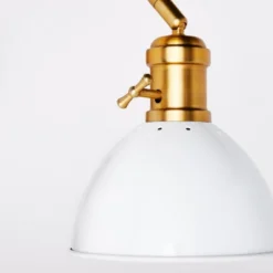 Metal Dome Sconce Wall Light (Includes Energy Efficient Light Bulb) Brass - Threshold™ Designed With Studio McGee 7 Metal Dome Sconce Wall Light (Includes Energy Efficient Light Bulb) Brass - Threshold™ Designed With Studio McGee -Threshold Designed W/Studio Mcgee GUEST f1d6b23d 39d9 492e bfdb 96ef5690d505